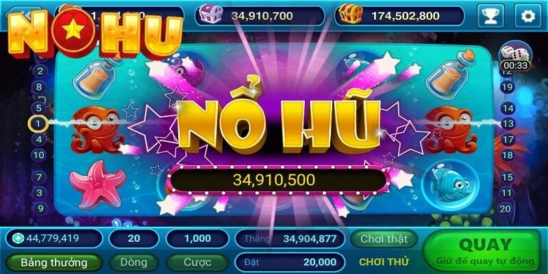 Luật chơi nổ hũ đổi thưởng tại Nohu52